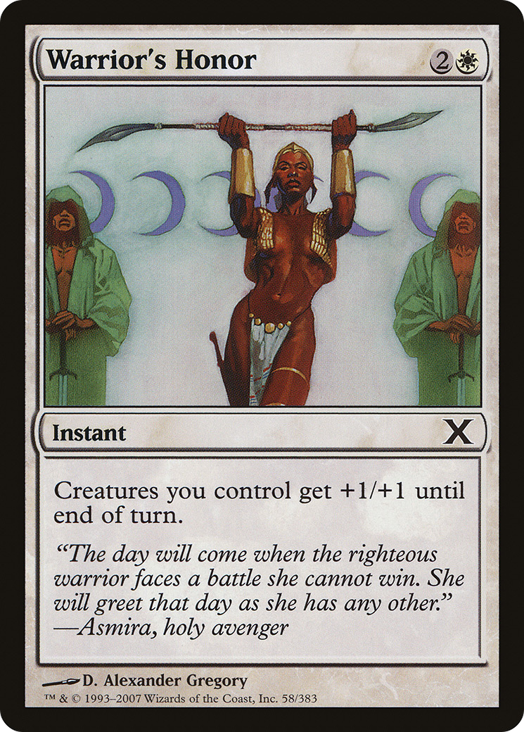 Warrior's Honor [Tenth Edition] Foil