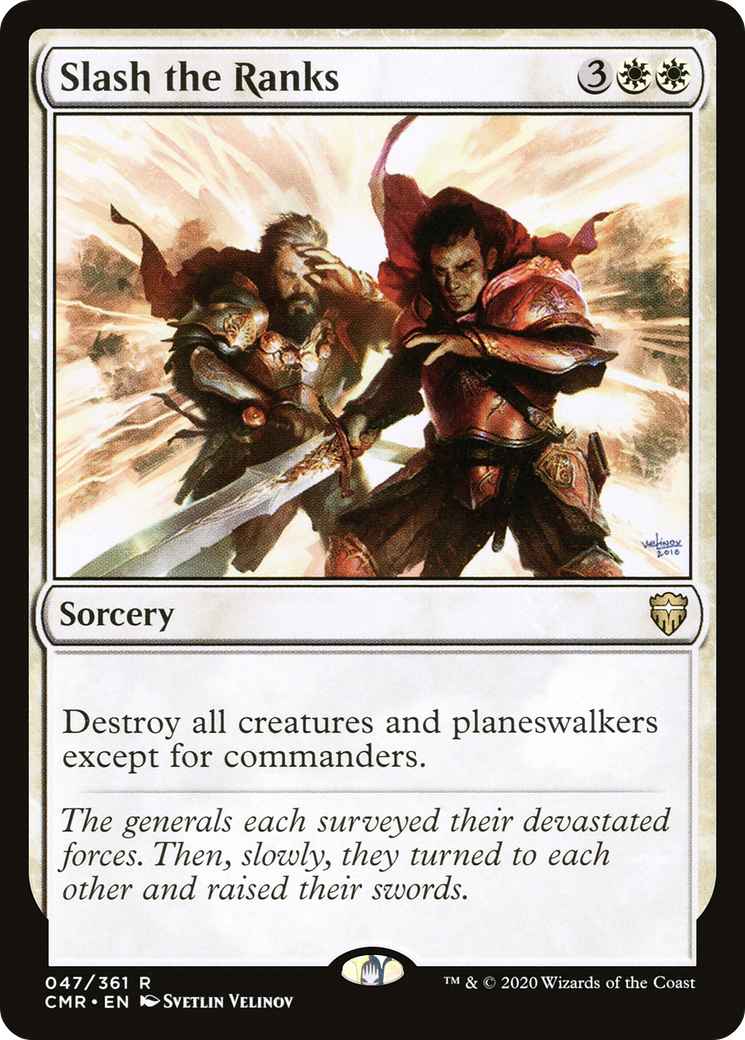 Slash the Ranks [Commander Legends] Foil