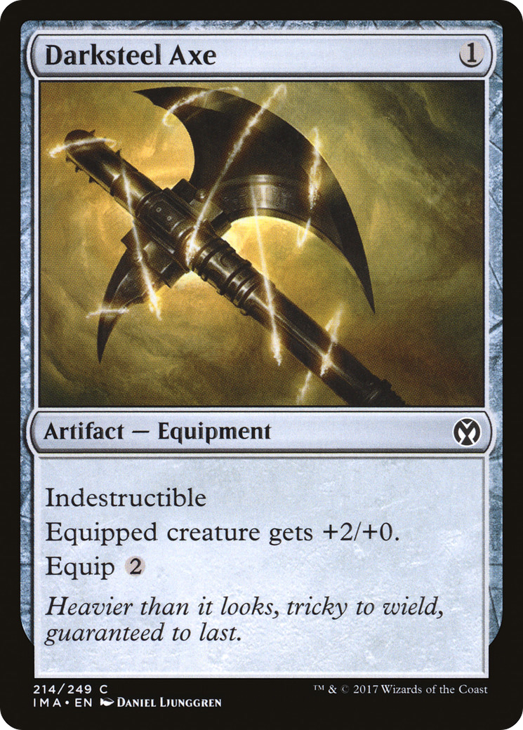 Darksteel Axe [Iconic Masters] Foil