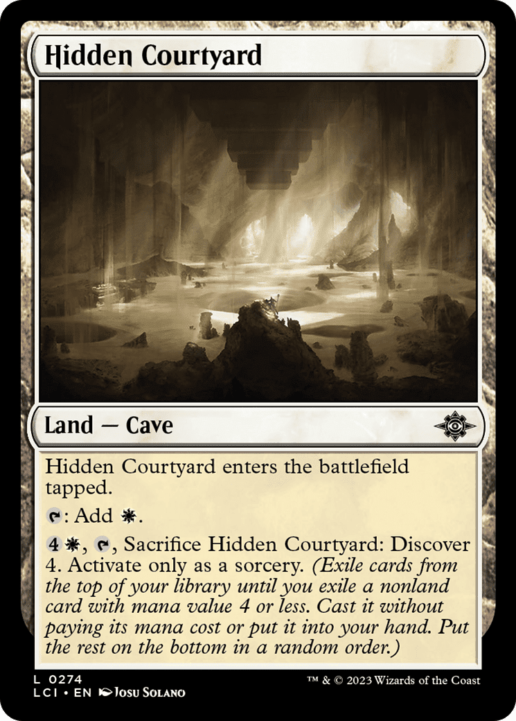 Hidden Courtyard [The Lost Caverns of Ixalan] Foil