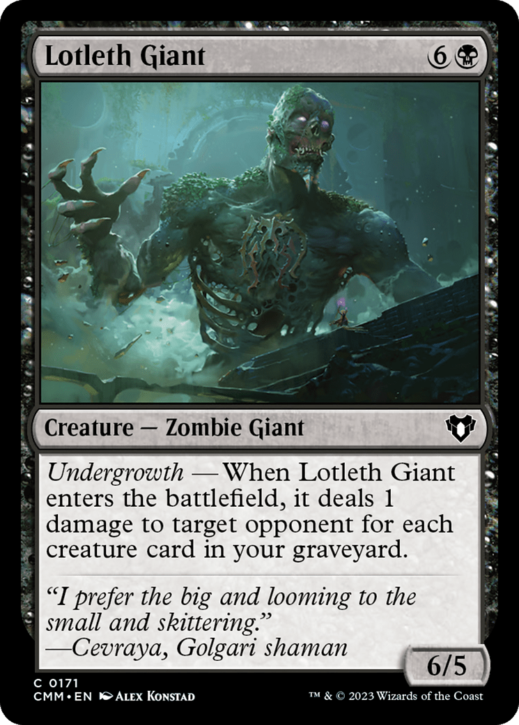 Lotleth Giant [Commander Masters] Foil