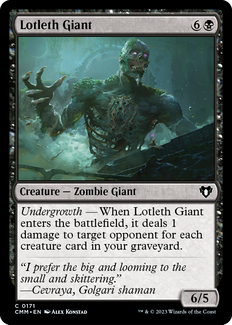 Lotleth Giant [Commander Masters] Foil