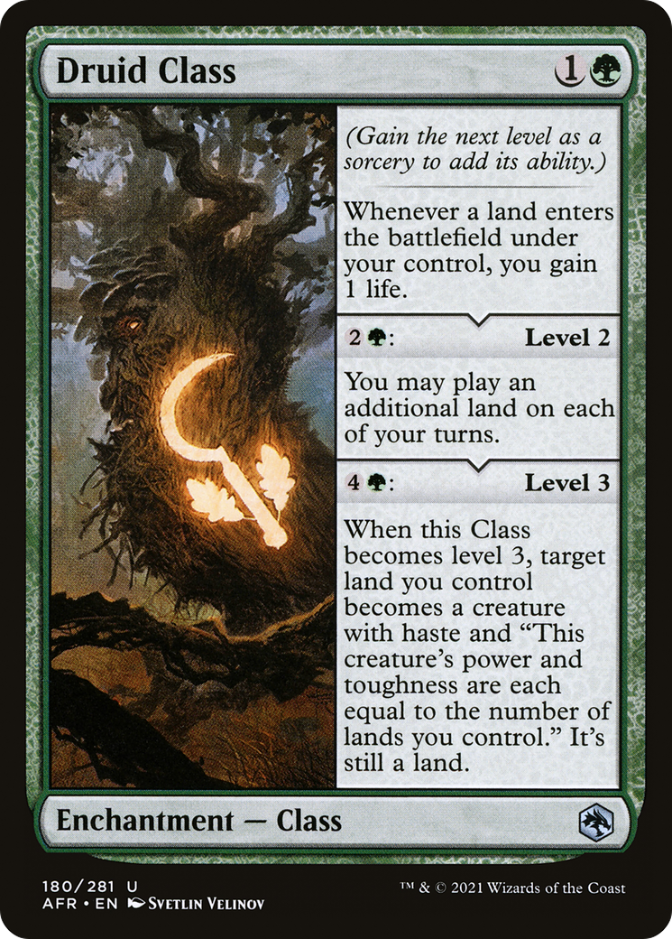 Druid Class [Dungeons & Dragons: Adventures in the Forgotten Realms] Foil