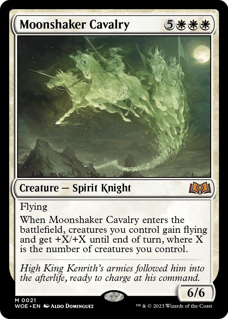 Moonshaker Cavalry [Wilds of Eldraine] Foil