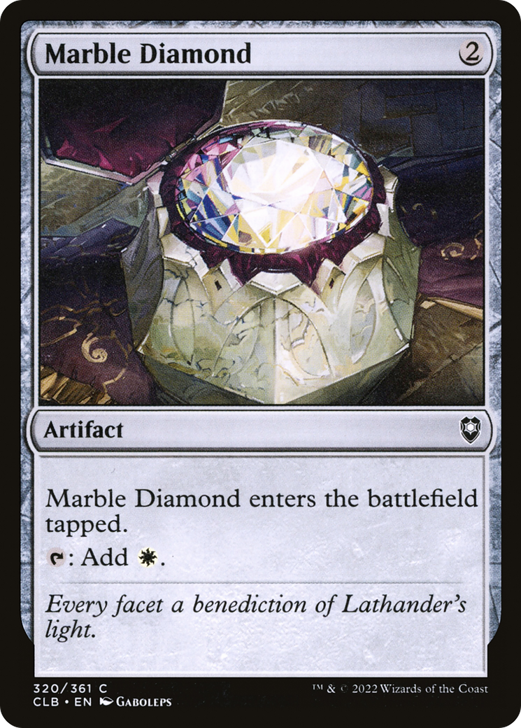 Marble Diamond [Commander Legends: Battle for Baldur's Gate] Foil