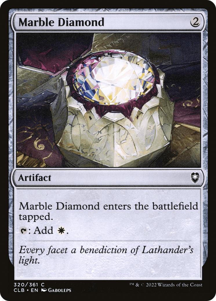 Marble Diamond [Commander Legends: Battle for Baldur's Gate] Foil