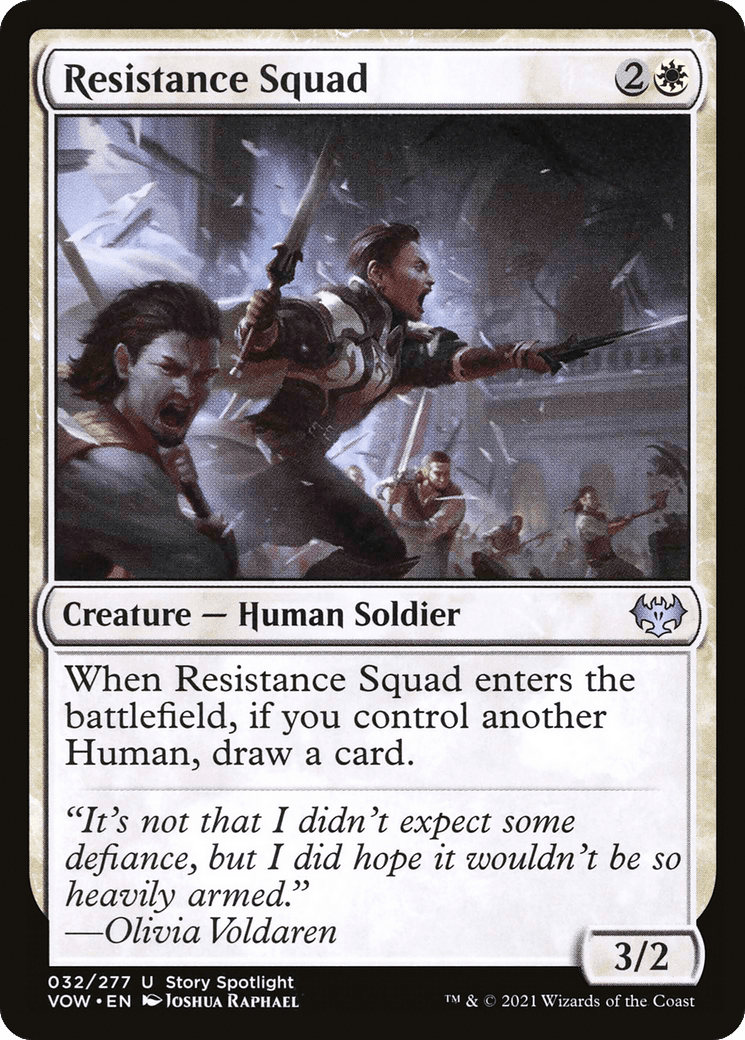 Resistance Squad [Innistrad: Crimson Vow] Foil