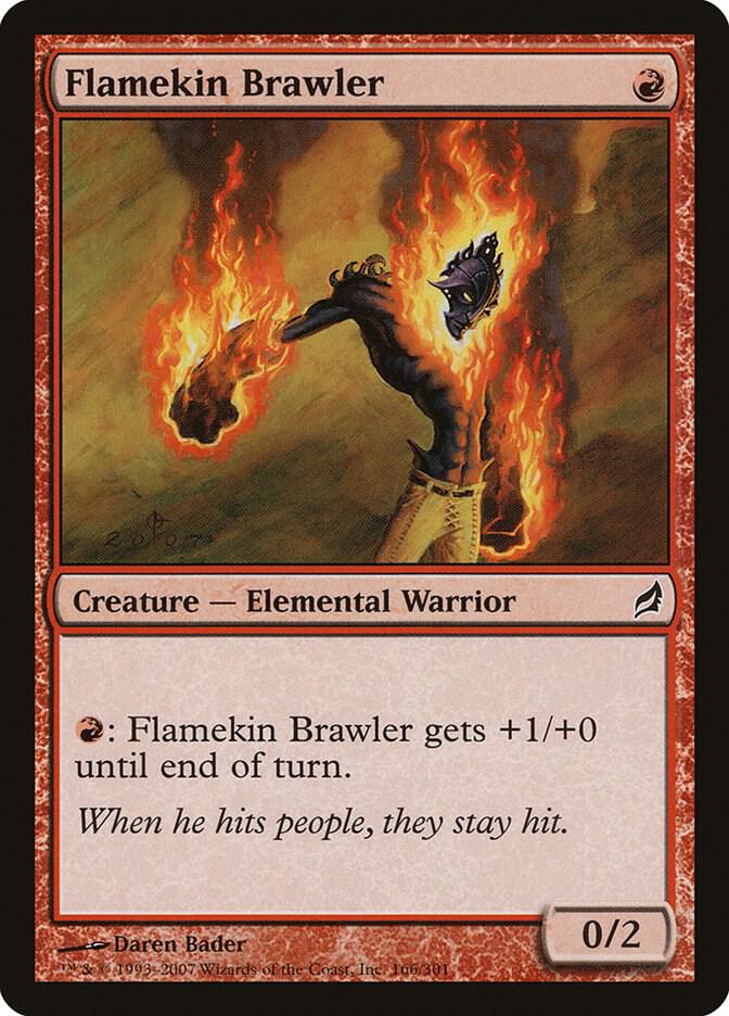 Flamekin Brawler 166/301 (Lorwyn) 