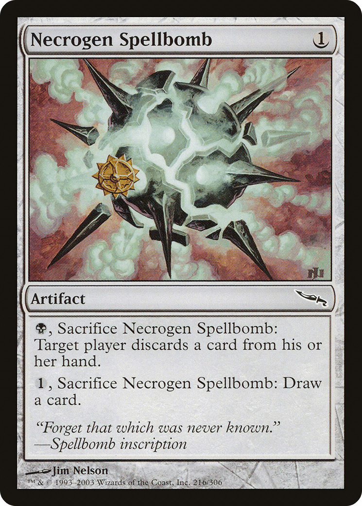 Necrogen Spellbomb [Mirrodin] Foil