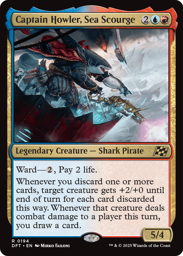 Captain Howler, Sea Scourge |  (194) [Aetherdrift]