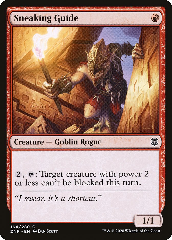 Sneaking Guide 164/280 (Zendikar Rising)  - Foil