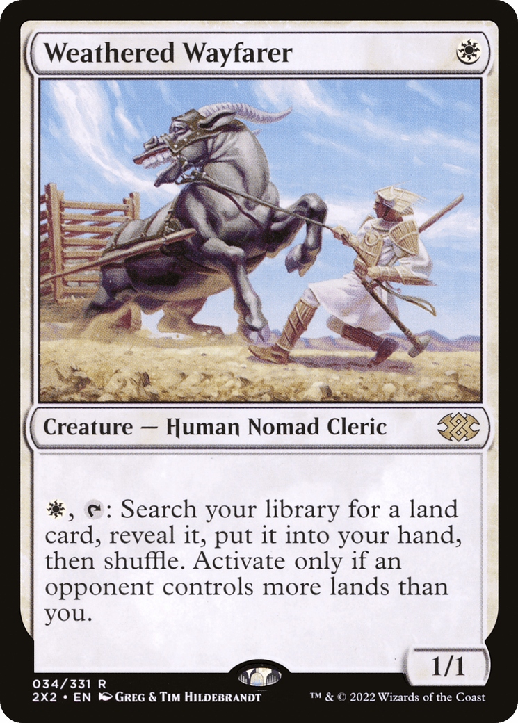 Weathered Wayfarer [Double Masters 2022] Foil