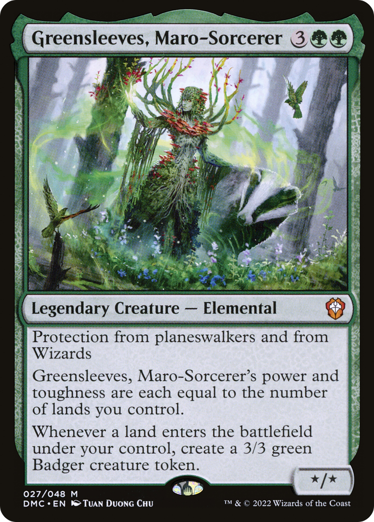 Greensleeves, Maro-Sorcerer [Dominaria United Commander] Foil