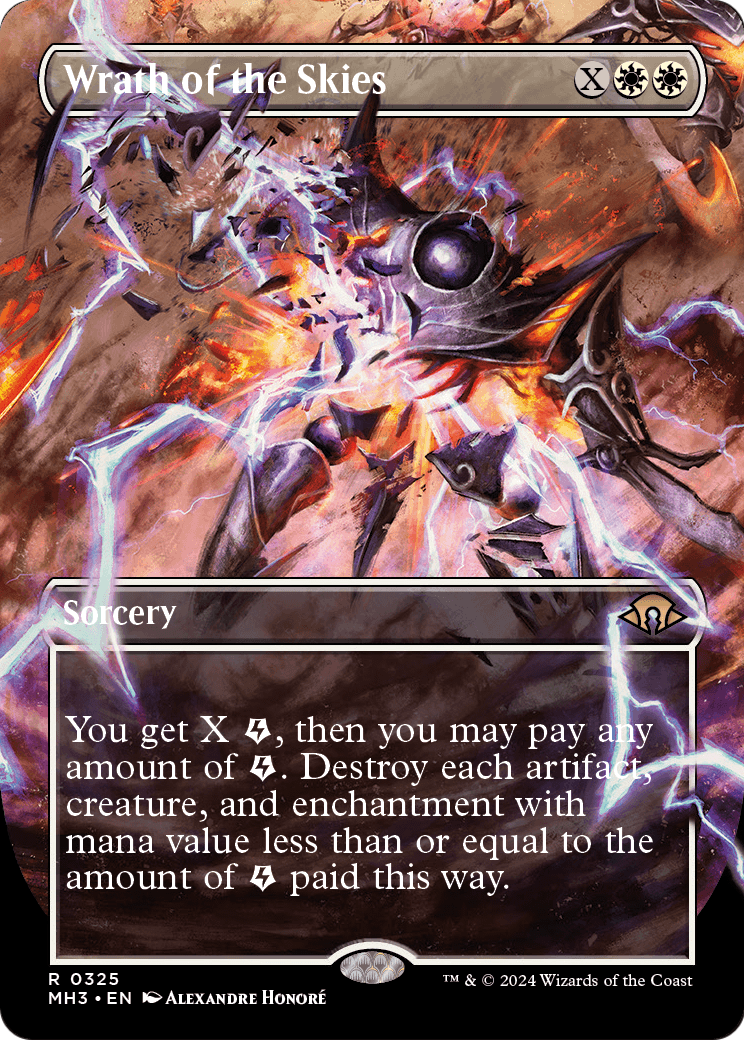 Wrath of the Skies (Borderless) [Modern Horizons 3] Foil