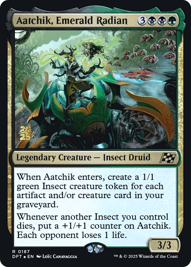 Aatchik, Emerald Radian (-187) [Prerelease Cards]  Foil