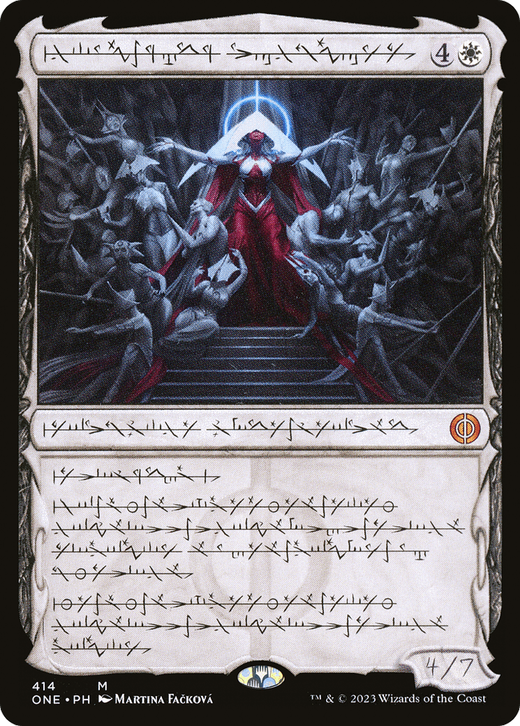 Elesh Norn, Mother of Machines (Phyrexian) [Phyrexia: All Will Be One] Foil