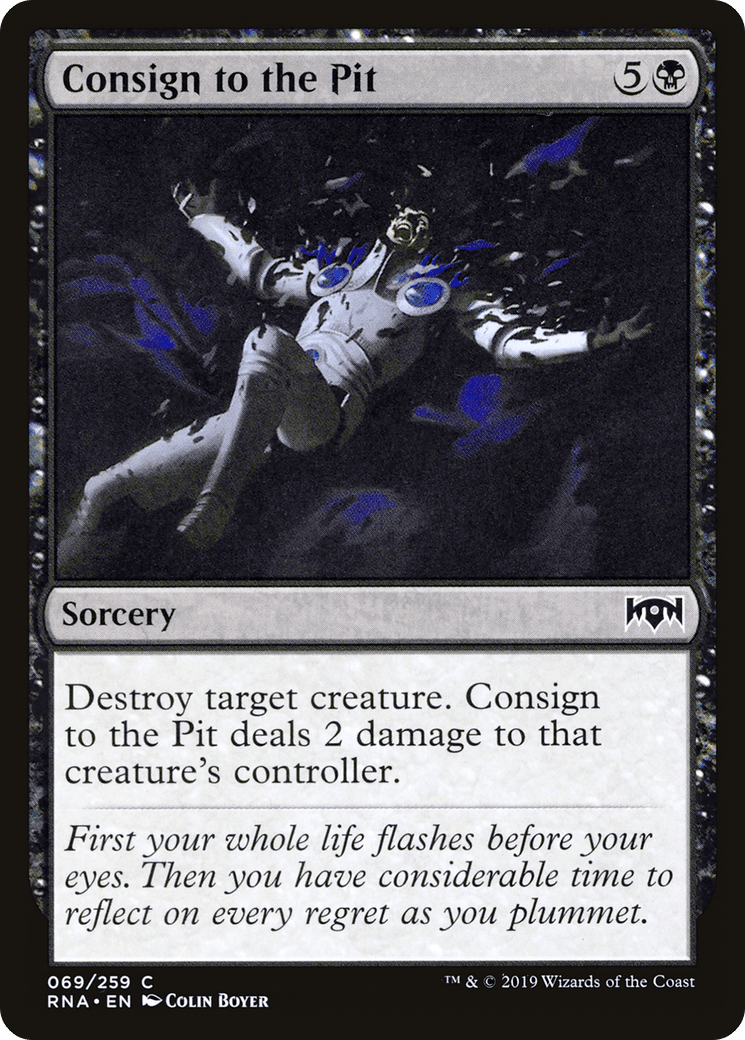 Consign to the Pit [Ravnica Allegiance] Foil