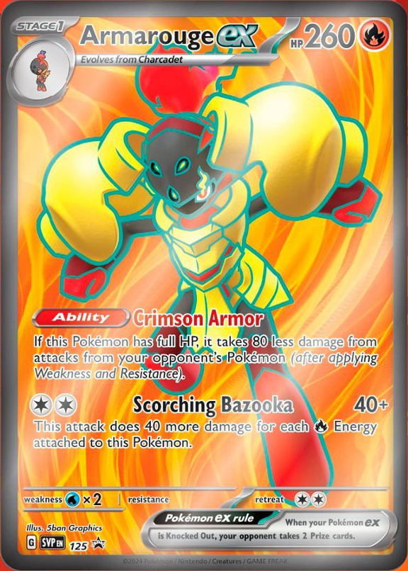 Armarouge ex 125- SV Scarlet & Violet Promo Cards Holofoil
