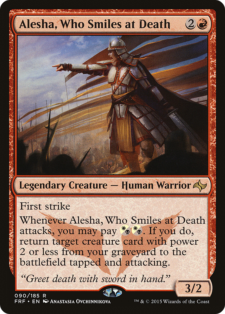 Alesha, Who Smiles at Death [Fate Reforged] Foil