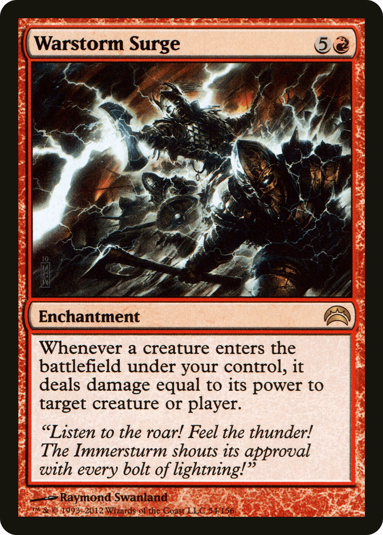Warstorm Surge (054) [Planechase 2012]  Foil