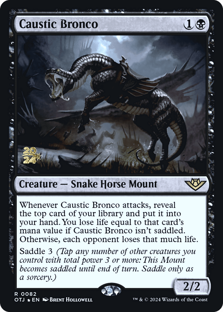 Caustic Bronco [Outlaws of Thunder Junction Prerelease Promos]