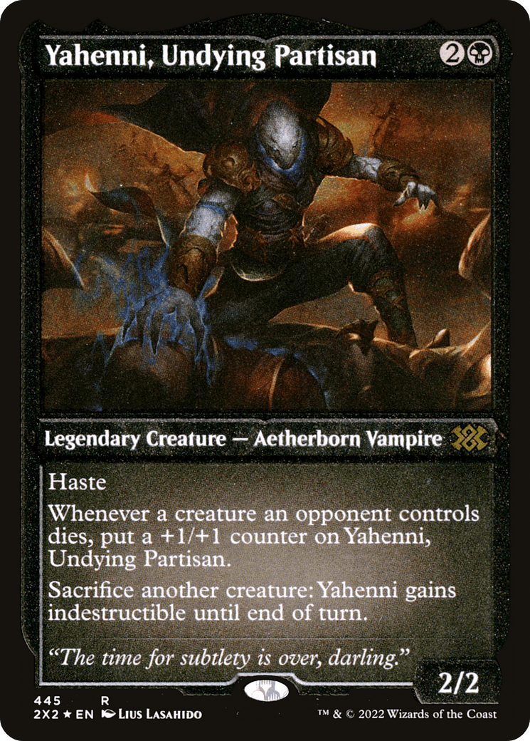 Yahenni, Undying Partisan (Foil Etched) |  Foil (445) [Double Masters 2022]