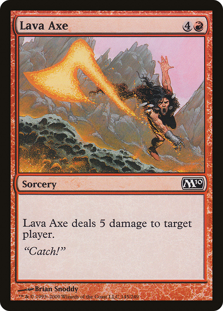 Lava Axe [Magic 2010] Foil