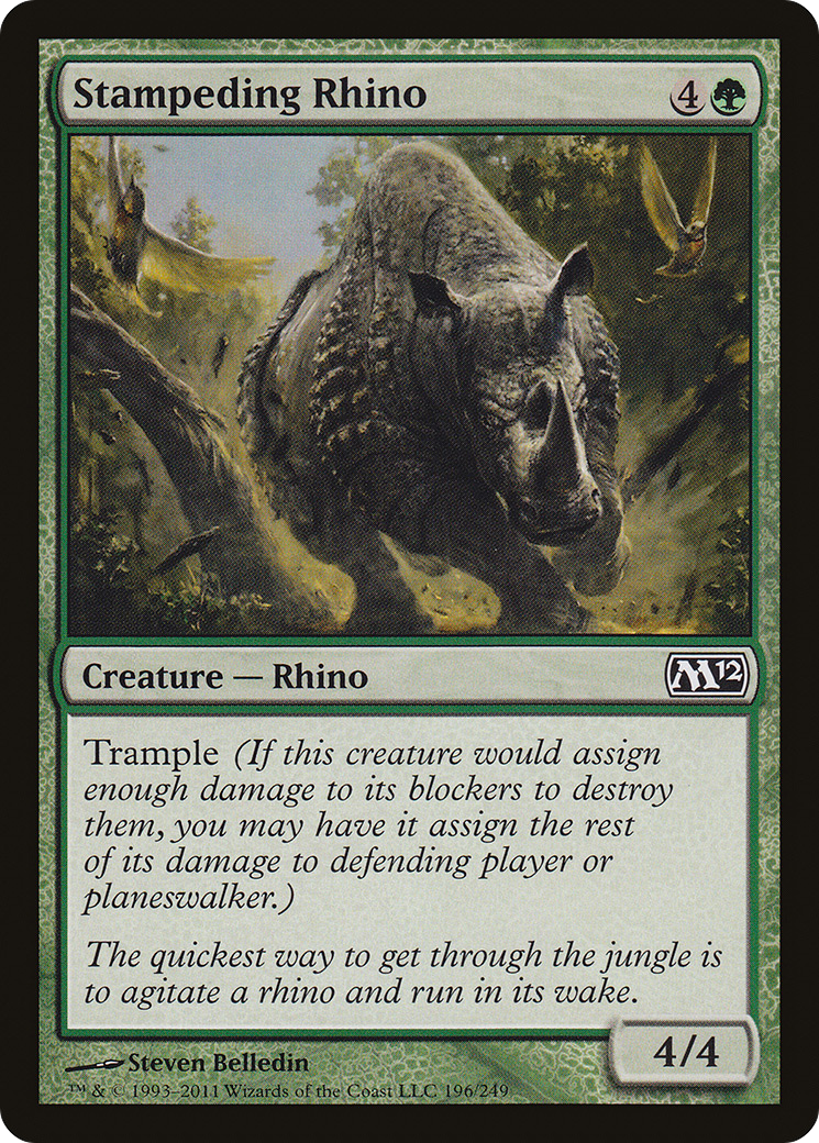 Stampeding Rhino [Magic 2012] Foil