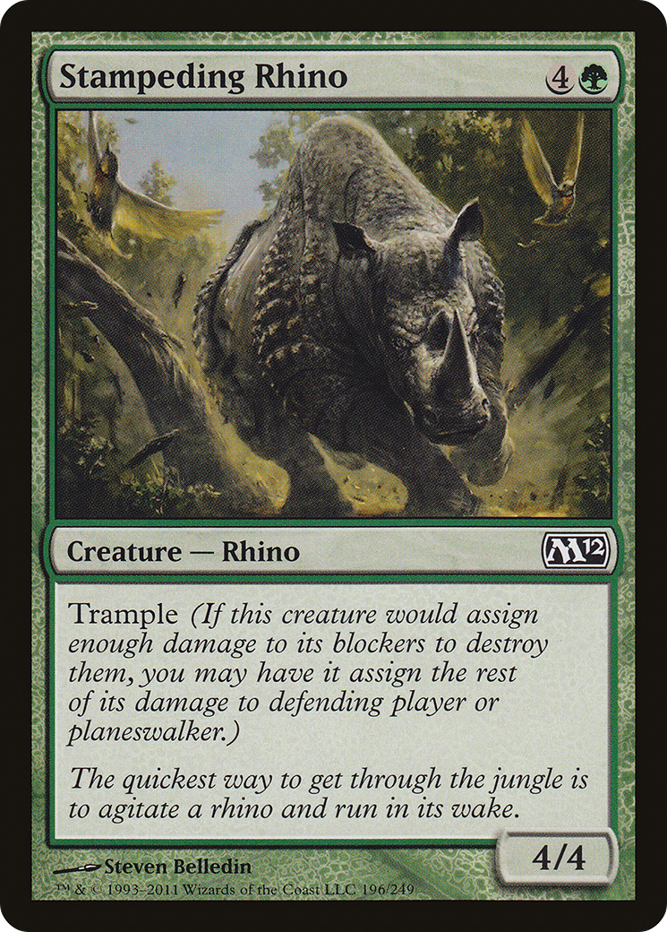 Stampeding Rhino [Magic 2012] Foil