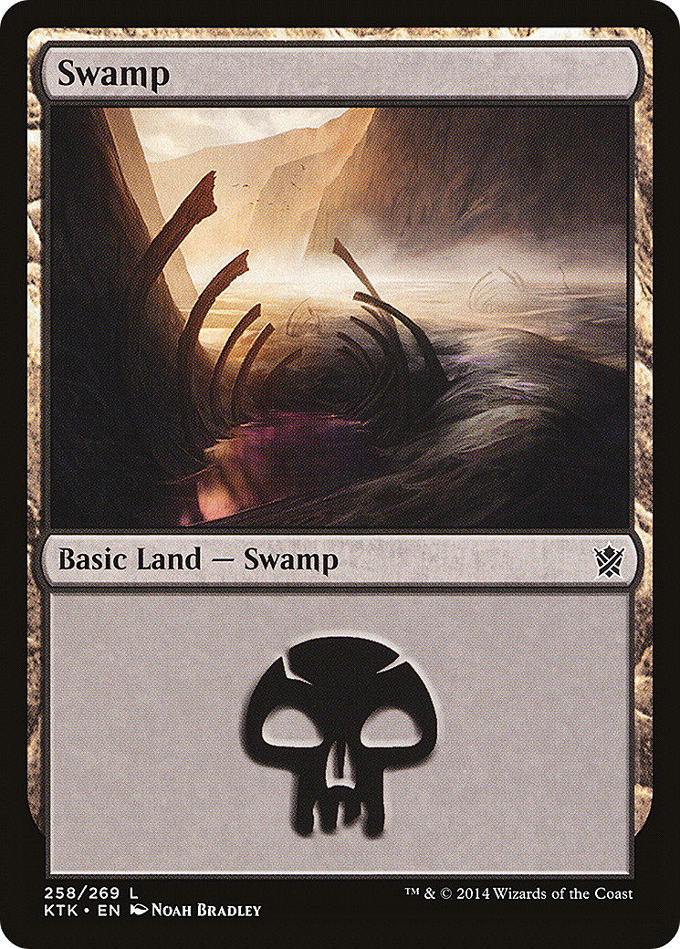 Swamp (258) [Khans of Tarkir] Foil
