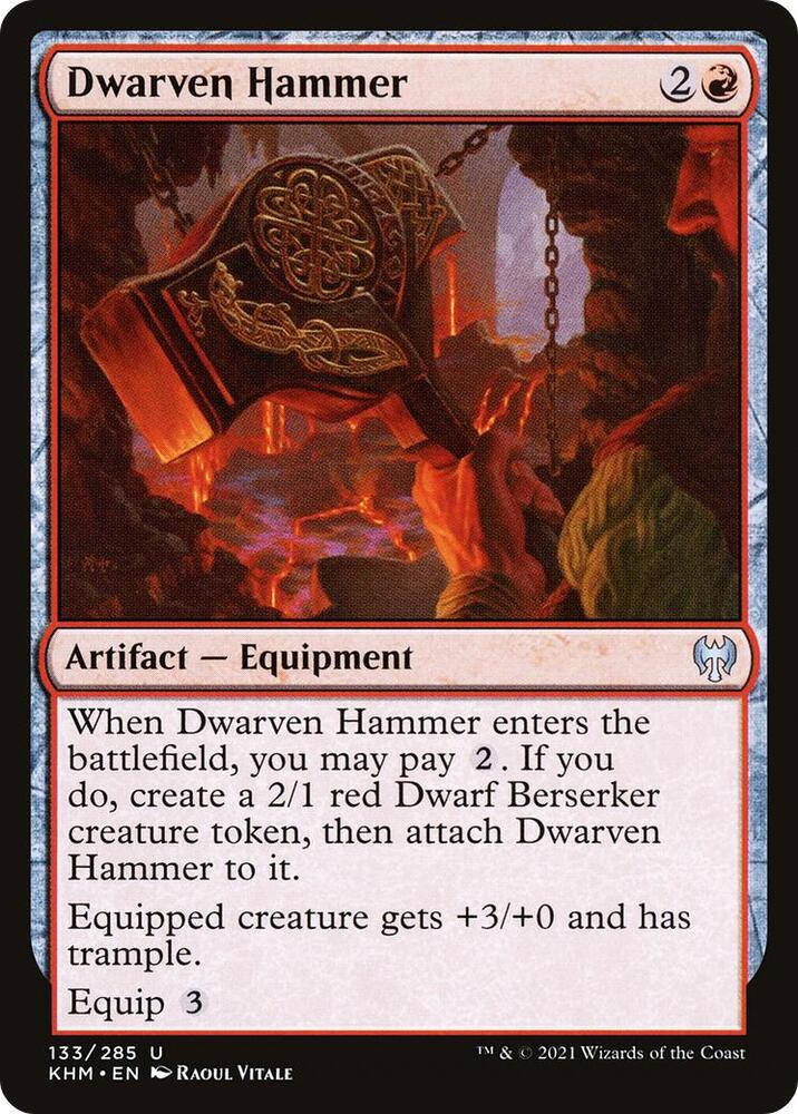 Dwarven Hammer 133 (Kaldheim) 