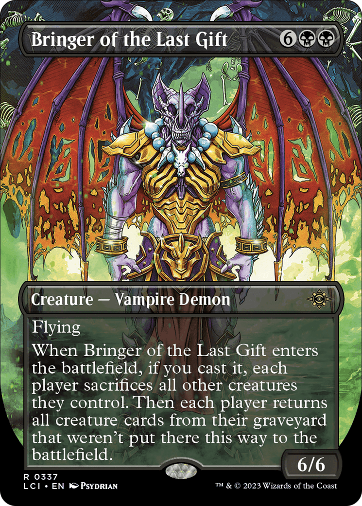Bringer of the Last Gift (Borderless) [The Lost Caverns of Ixalan] Foil
