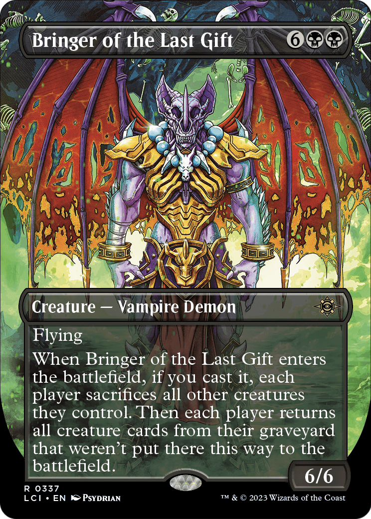 Bringer of the Last Gift (Borderless) [The Lost Caverns of Ixalan] Foil