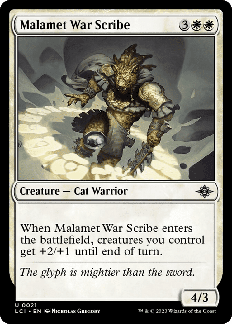 Malamet War Scribe [The Lost Caverns of Ixalan] Foil