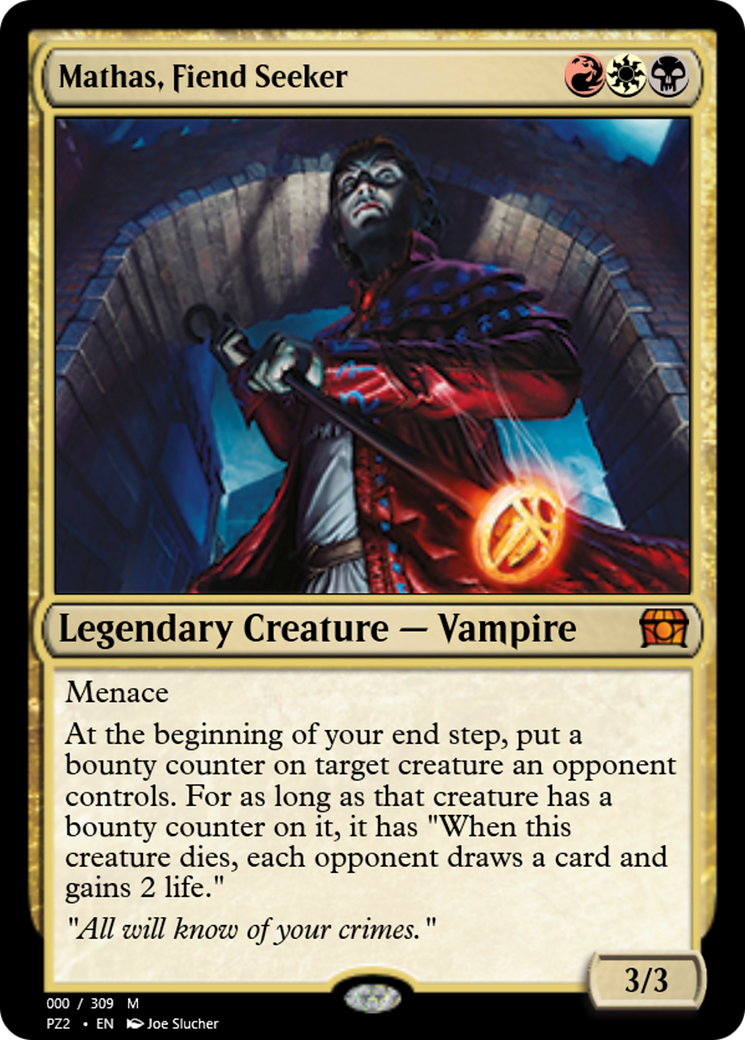 Mathas, Fiend Seeker (PZ2-65759) - Treasure Chest Foil