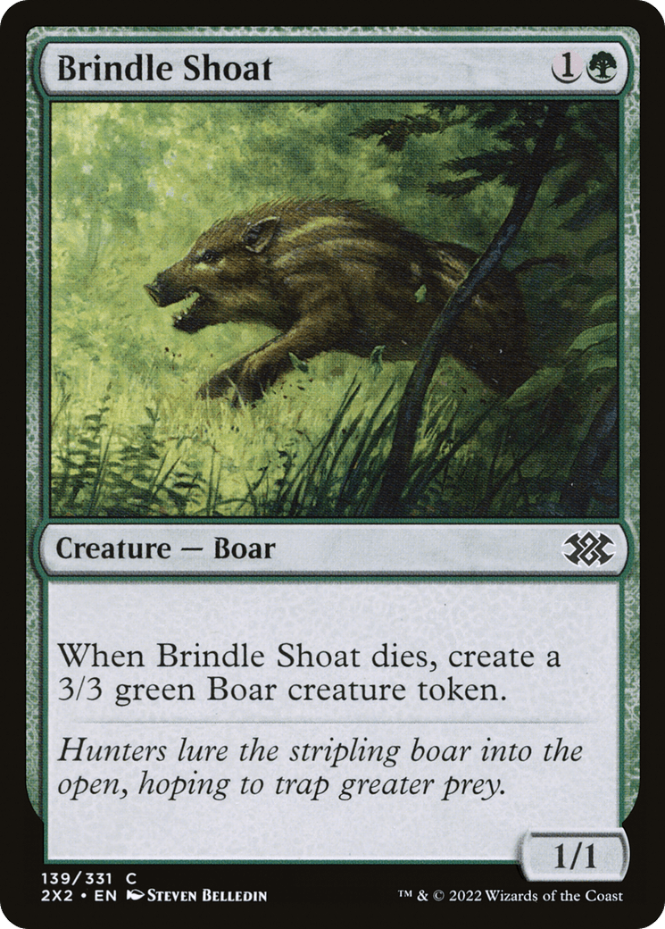 Brindle Shoat [Double Masters 2022] Foil