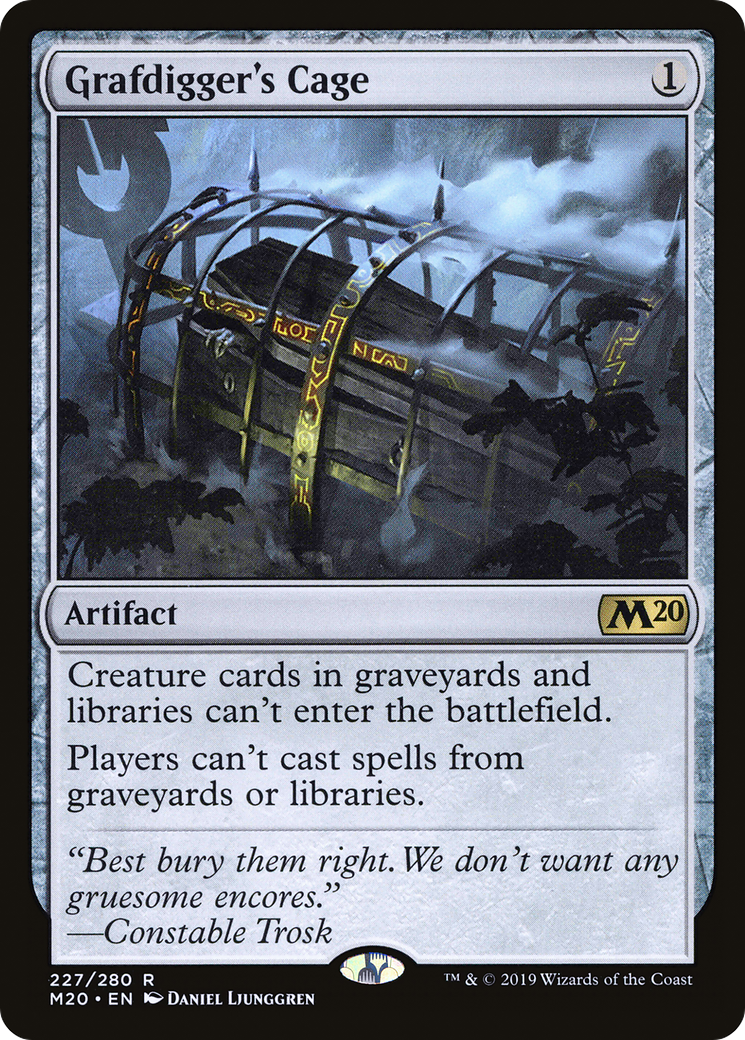 Grafdigger's Cage [Core Set 2020] Foil