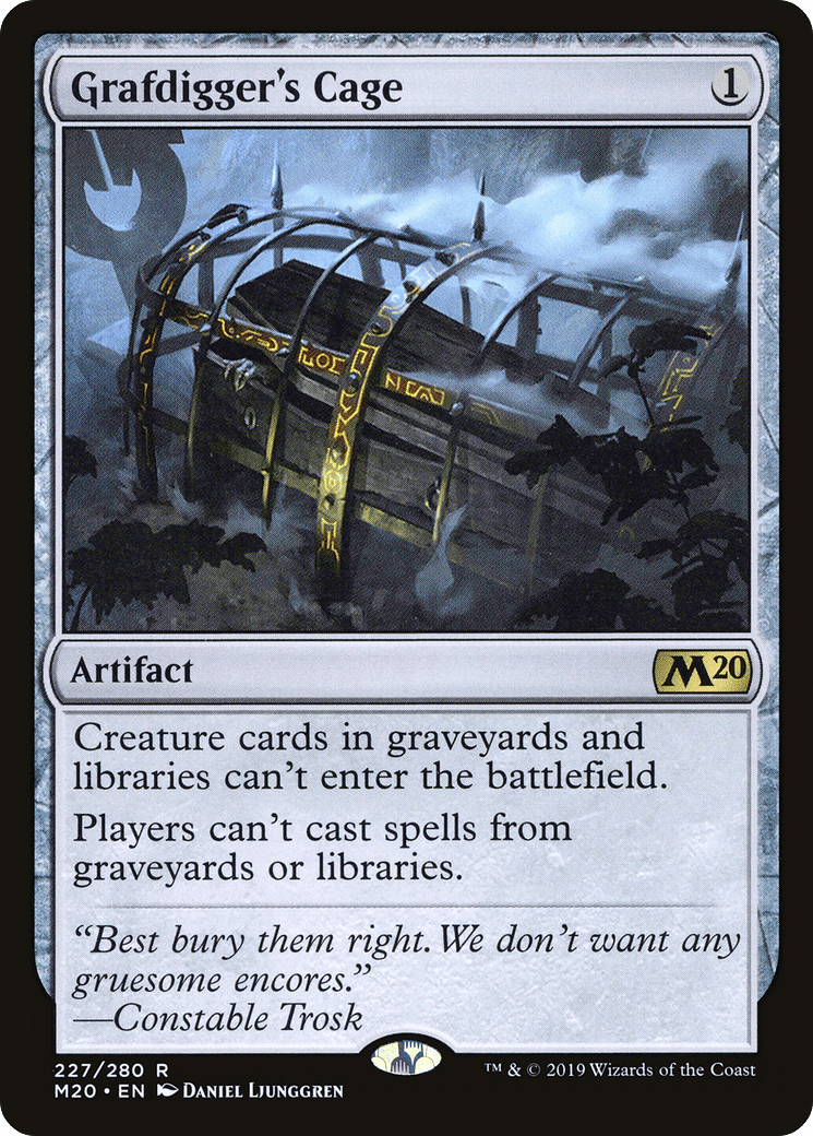 Grafdigger's Cage [Core Set 2020] Foil