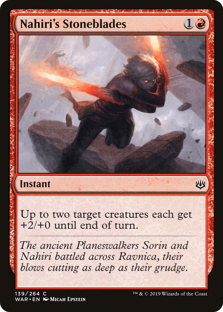 Nahiri's Stoneblades [War of the Spark] Foil