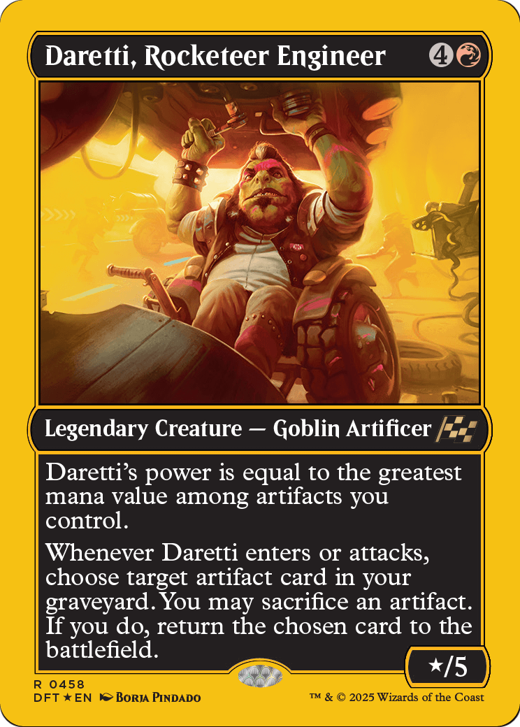 Daretti, Rocketeer Engineer |  Foil (458) [Aetherdrift]