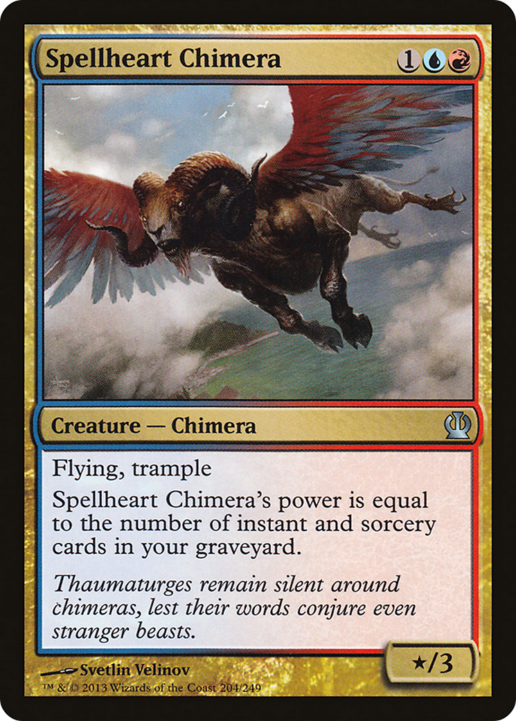 Spellheart Chimera [Theros] Foil