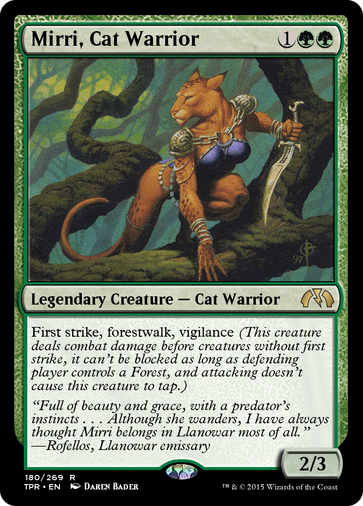 Mirri, Cat Warrior (TPR-180) - Tempest Remastered