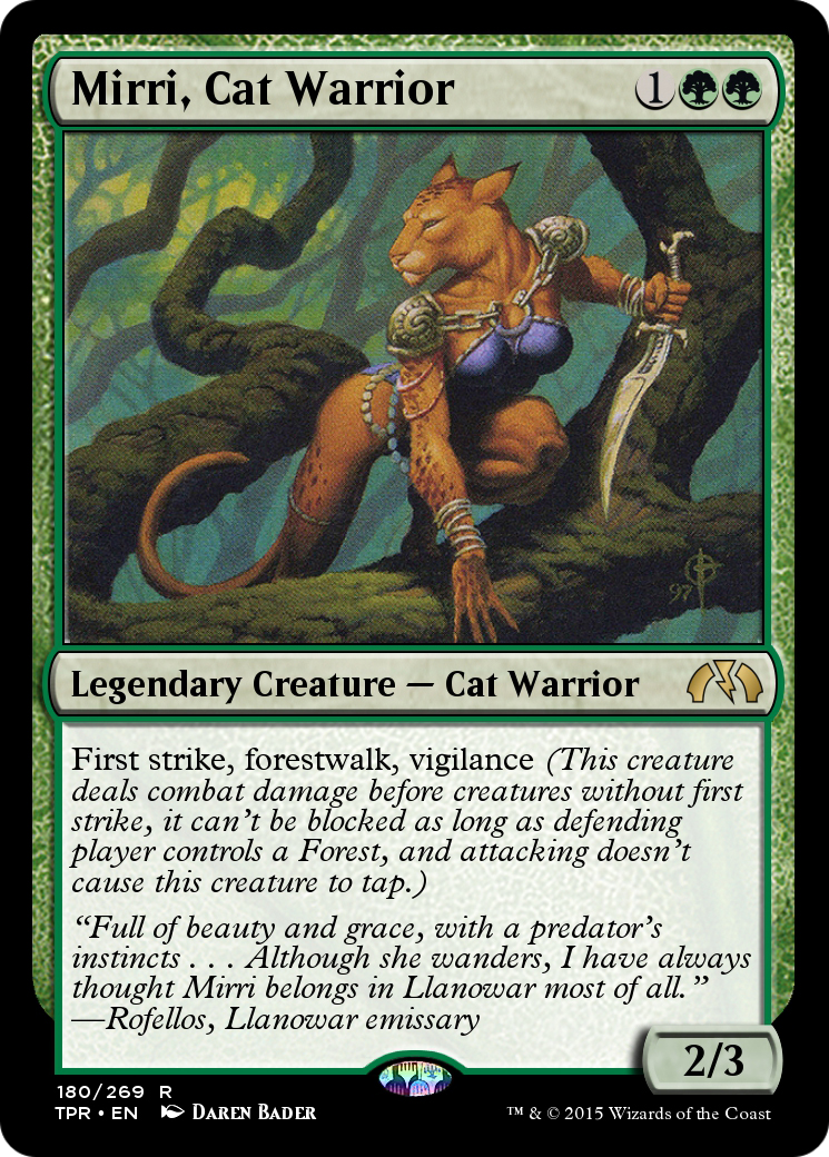Mirri, Cat Warrior (TPR-180) - Tempest Remastered Foil