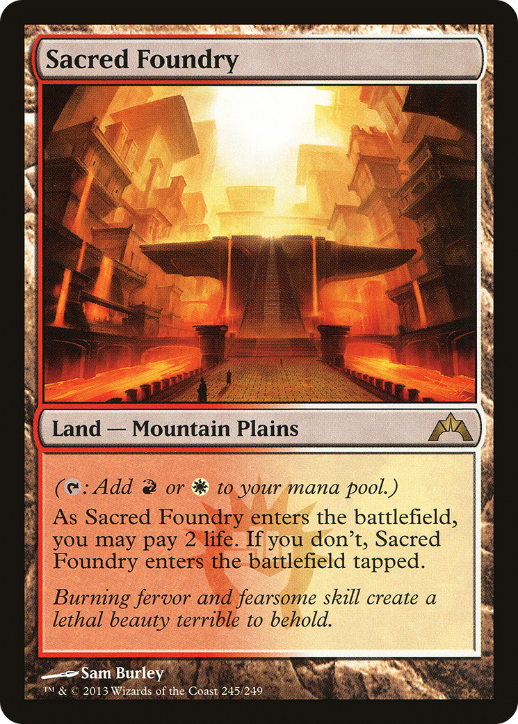 Sacred Foundry [Gatecrash] Foil