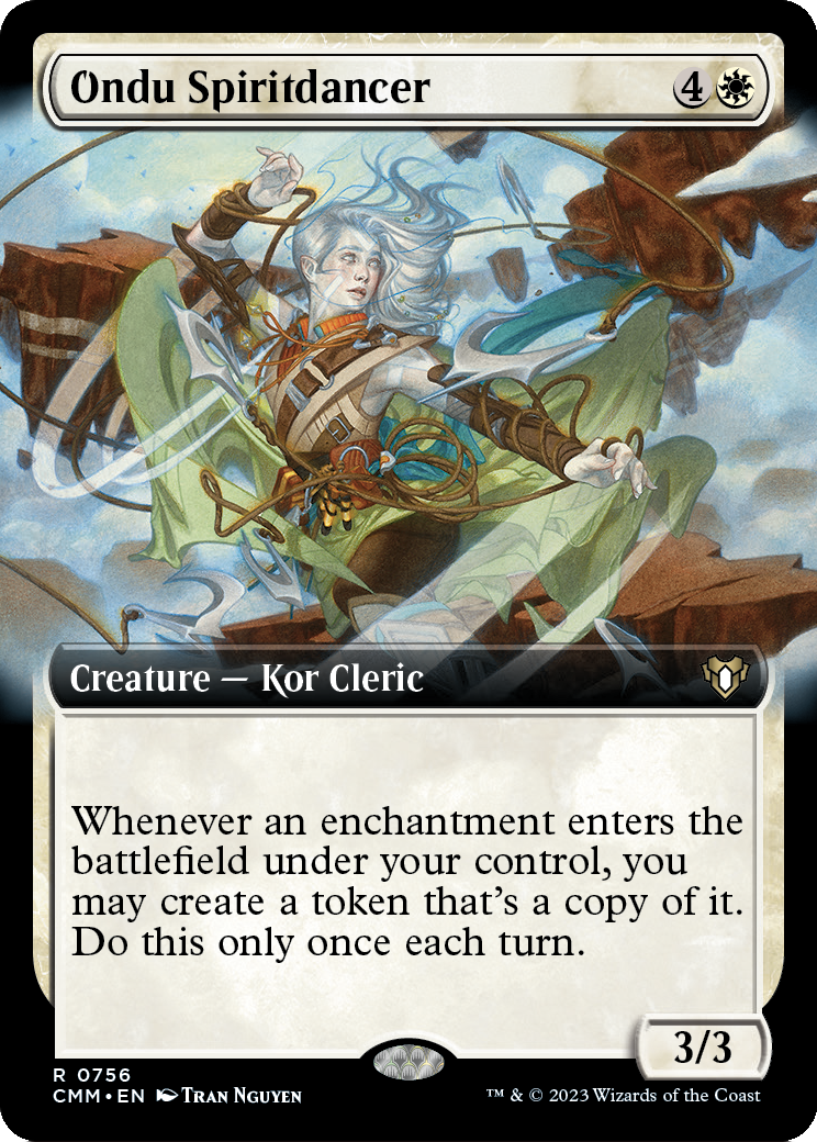 Ondu Spiritdancer (Extended Art) [Commander Masters] Foil