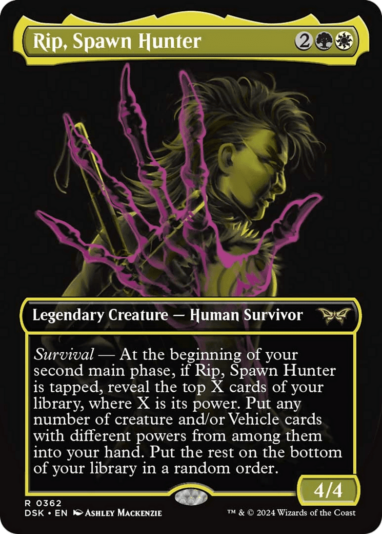 Rip, Spawn Hunter (Showcase) [Duskmourn: House of Horror] Foil