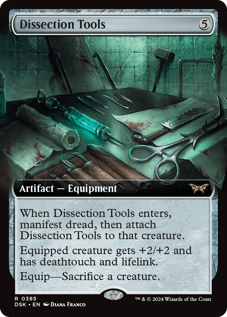 Dissection Tools (Extended Art) [Duskmourn: House of Horror] Foil