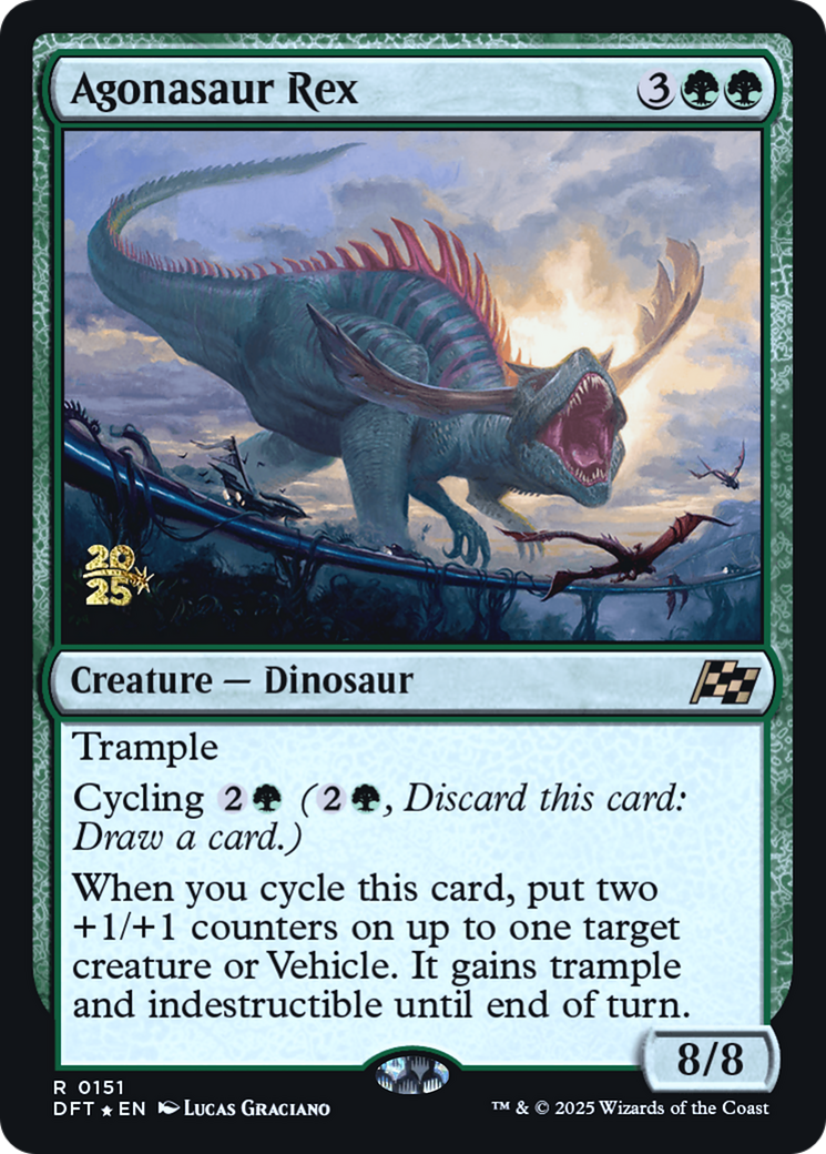 Agonasaur Rex (-151) [Prerelease Cards]  Foil