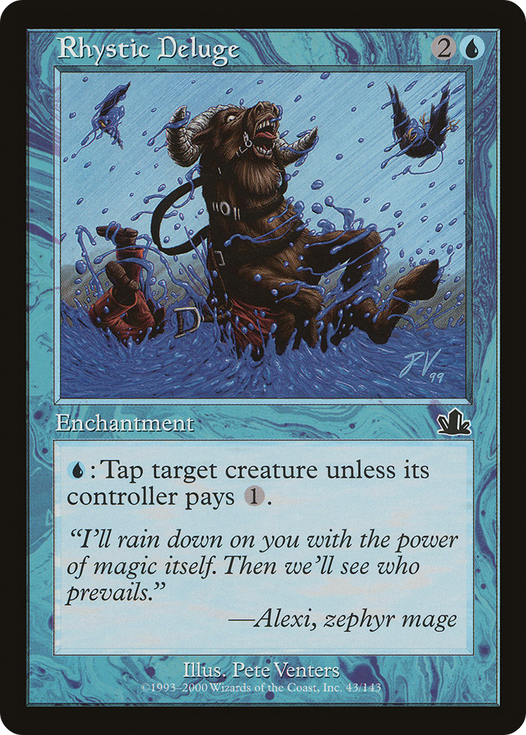 Rhystic Deluge [Prophecy] Foil