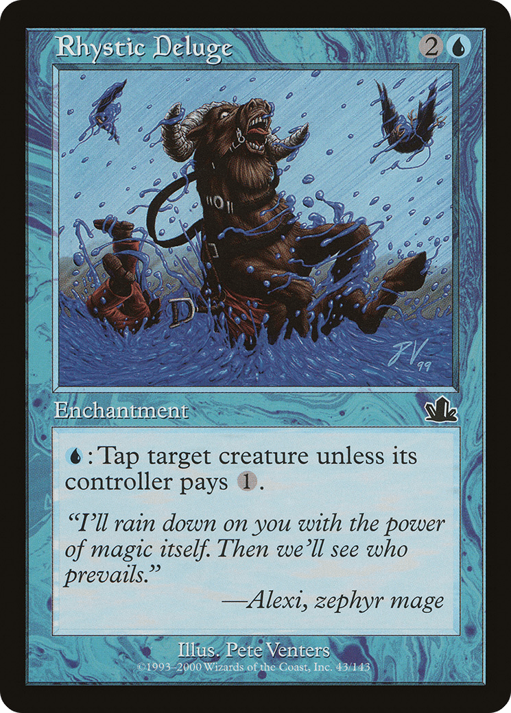 Rhystic Deluge [Prophecy] Foil